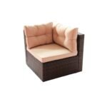 Patio Furniture Set PE Rattan Sectional Garden Furniture Corner Sofa Set - Image 9