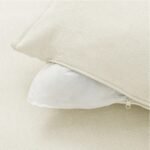 3-Piece Chenille Fabric Upholstered Living Room Furniture Set, Including 3-Seater Sofa AndV2 Loveseat Sofa With Seat And Back Cushion Beige White - Image 6