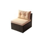 Patio Furniture Set PE Rattan Sectional Garden Furniture Corner Sofa Set - Image 4