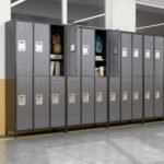 Metal Lockers For Employees,Locking Metal Storage Locker With 6 Doors &18 Hooks For School Office Gym Bedroom,Assembly Required,Black And Dark Grey - Image 4