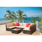 Patio Furniture Set PE Rattan Sectional Garden Furniture Corner Sofa Set - Image 6