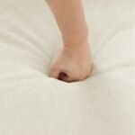 2-Piece Chenille Fabric Upholstered Living Room Furniture Set, Including 3-Seater Sofa And Loveseat Sofa With Seat And Back Cushion Beige White - Image 2