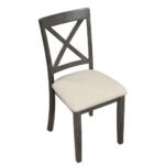 Orisfur. 5 Pieces Dining Table And Chairs Set For 4 Persons, Kitchen Room Solid Wood Table With 4 Chairs - Image 2