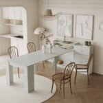 Modern Extendable Dining Table With Storage - Image 3