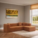 Modular L-Shaped Sectional Floor Couch, Deep Seat Tufted Comfy Sofa Set With Chaise For Living Room - Image 3