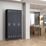 15 Doors Metal Lockers For Employees For Offices School Gyms Home,Assembly Required,Dark Gray - Image 7