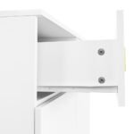 Wardrobe Set With Shoe Bench And Cushion, Wardrobe Front With Hooks, Shoe Cabinet With Drawers And Doors - Image 3