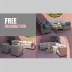 7-piece Patio Sofa Furniture Set - Image 6