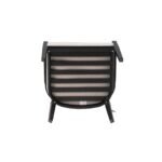 Outdoor Patio K D Aluminum Stationary Dining Chairs 4PCS With Outdoor-grade Sunbrella Fabric Cushion - Image 5