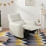 Wall Hugger Recliner,Power Recliner Chair,Electric Recliner For Living Room,PU Leather Reclining Armchair For Small Space,Reclining Sofa For Bedroom Apartment RV,with USB Port - Image 7