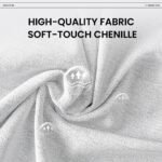 144  Sectional Couch Sofa With Ottoman,Soft Sofa Set With Ottoman For Home- Beige, Part Of Corner - Image 7