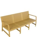 5-Piece Indoor Outdoor Furniture Set - 3-Seater Sofa ,2 Chairs & 2 Coffee Tables Waterproof PP Material - Easy Assembly Patio Conversation Set - Image 7