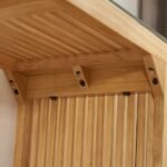 Dining Bench And Table, Pine Indoor Wood Bench For Entryway,Living Room,Kitchen And Bedroom Table And Bench Set  Nature, Long Bench  Table Tempered Glass Included - Image 7