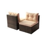 Patio Furniture Set PE Rattan Sectional Garden Furniture Corner Sofa Set - Image 5