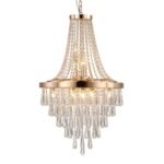 Golden Crystal Chandelier, Large Modern Luxury Chandelier For Living Room, Dining Room, Bedroom, Hallway - Bulb Not Included Unavailable Platforms- Temu - Image 7