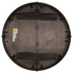 TREXM Farmhouse Extendable Round Dining Table With 16 Leaf Natural Wood - Image 5