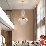 Golden Crystal Chandelier, Large Modern Luxury Chandelier For Living Room, Dining Room, Bedroom, Hallway - Bulb Not Included Unavailable Platforms- Temu - Image 9