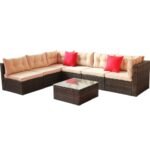 Patio Furniture Set PE Rattan Sectional Garden Furniture Corner Sofa Set - Image 10
