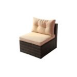 Patio Furniture Set PE Rattan Sectional Garden Furniture Corner Sofa Set - Image 2
