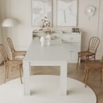 Modern Extendable Dining Table With Storage - Image 4