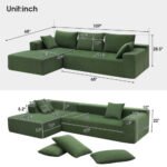 Modular Combination Living Room Sofa Set - Image 8